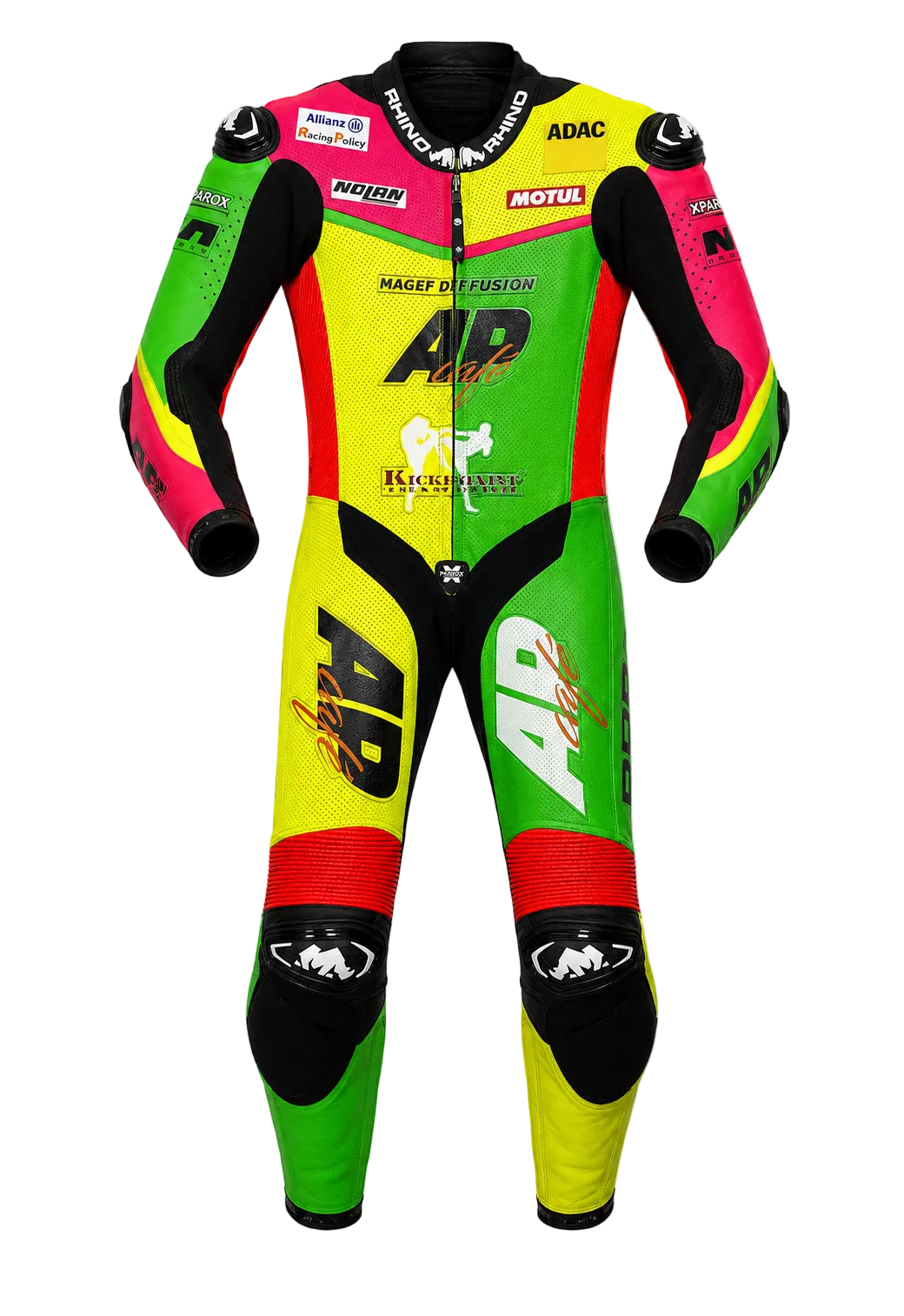 RHINO JUNIOR GP – Motorrad-Masslederkombi für Kinder &amp; junge Rennfahrer