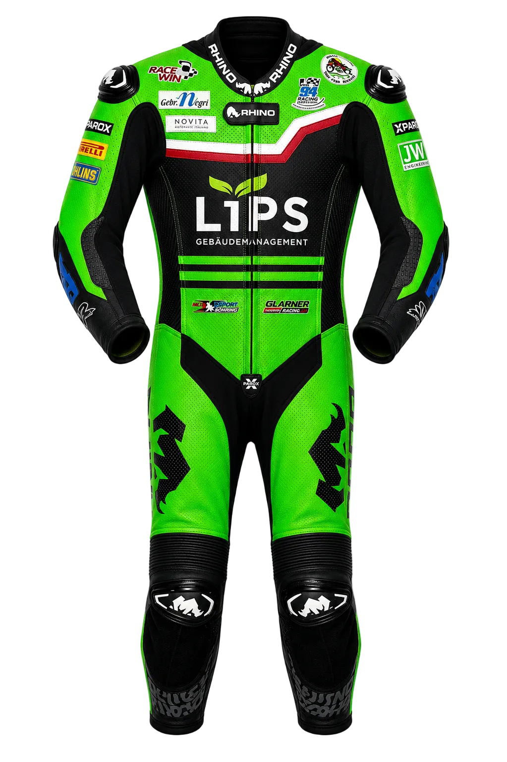 RHINO JUNIOR GP – Motorrad-Masslederkombi für Kinder &amp; junge Rennfahrer