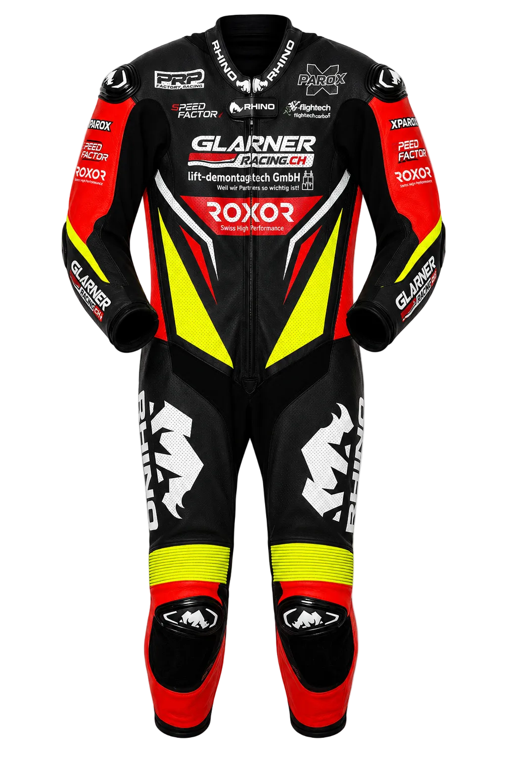 RHINO MODENA – FIM-homologierte Racing-Masslederkombi nach Mass